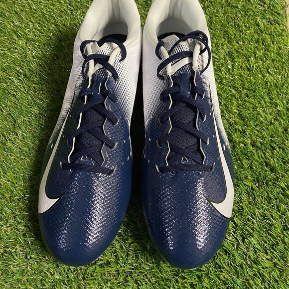 Nike Vapor Untouchable Speed 3 Men\'s Size 15 Football Cleats Navy AO3034-107 NEW
